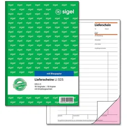 SIGEL Lieferschein mit Empfangsschein Formularbuch LI525