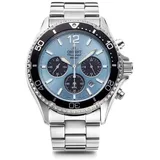 Orient Mako RN-TX0206L Panda Sport Ziffernblatt Blau Solar Analog Herren Uhr