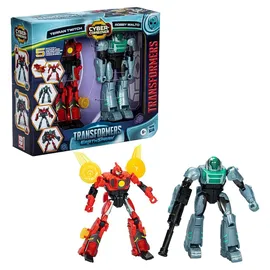 Hasbro Transformers EarthSpark Cyber-Combiner Terran Twitch und Robby Malto