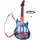Lexibook Lexibook, Spider-Man, Leuchtende elektronische Gitarre mit Mikrofon, Brille mit Mikrofon, Melodien, 2 Spielmodi, MP3-Anschluss, Blau/Rot, K260SP