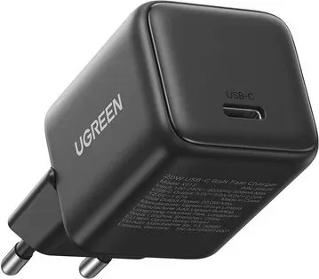 UGREEN 20W USB-C GaN schnellladegerät, kompatibel mit iPhone 17/16/15, iPad Pro, Pixel 9, Samsung Galaxy S24/S23, Tab A8/S8 usw.