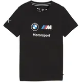 Puma Bmw Mms Ess Logo Kurzarm-T-Shirt Black 7-8 Jahre