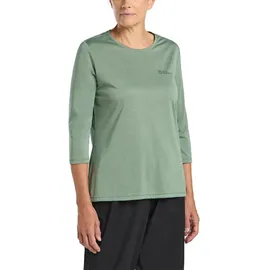 Jack Wolfskin Crosstrail 3/4-arm T-shirt - Eucalyptus - M