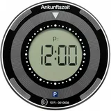Upgrade4cars Elektronische Parkscheibe Solar mit Deutscher Zulassung vom Kraftfahrt-Bundesamt | Parkuhr elektrisch mit Batterie | Automatisch & Digital
