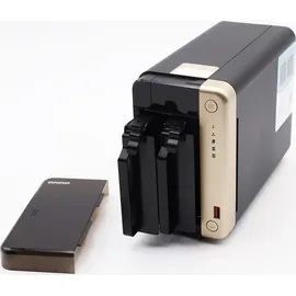 QNAP TS-264 Leergehäuse Schwarz/Gold