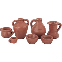 Amphoren, 1–3 cm, 7 Stück