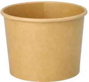 Starpak Eisbecher, Pappe rund 250 ml Ø 9,5 cm, 6,2 cm braun, 20 x 50 Stück 1000 Stück