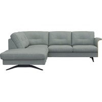 FLEXLUX Ecksofa Glow, super bequem durch hochwertigem Sitzaufbau mit Federkern, L-Form, Modernes skandinavisches Design blau