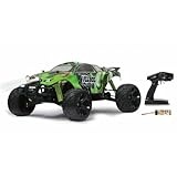 Jamara Veloce Monstertruck 1:10 4WD Lipo 2,4G LED - Allrad, Elektroantrieb, Akku, 40Kmh, Aluchassis, spritzwasserfest, Öldruckstoßdämpfer, Kugellager, Fahrwerk einstellbar, fahrfertig