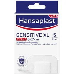 Hansaplast SENSITIVE XL + 20% Rabatt* 5 St Pflaster