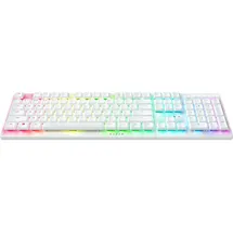 Razer Deathstalker V2 Pro (Purple Switch)- Kabellose Optische Low-Profile-Gaming-Tastatur (Klickende Optische Switches, HyperSpeed Wireless, Bluetooth 5.0) QWERTY US-Layout | Weiß
