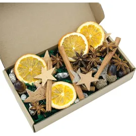 luxuskollektion 52-teiliges Weihnachtsdeko Adventskranz Set mit