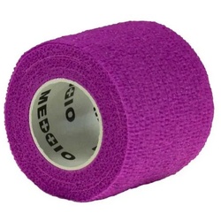 meDDio Bandage 1/3/6 Haftbandagen Größe+Farbe wählbar, 1 Stück 5 cm fuchsia lila