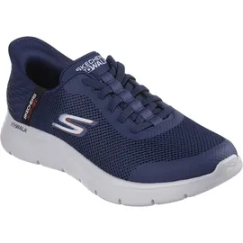 SKECHERS Go Walk Flex Navy And Grey Textile / Synthetic 43