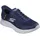 SKECHERS Go Walk Flex Navy And Grey Textile / Synthetic 43