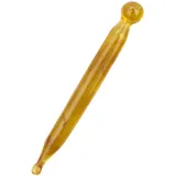 1 Stück 12.5cm Muskeltherapie-Massagestab,Harz Akupressurstift,faszienstab,Massagehalz,Akupressur Stab,Massage Stift,für Massage Akupressur Schulter Rücken Bein Entspannung(Bernsteinbraun)
