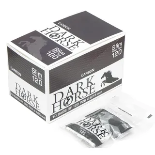 Dark Horse 1200 Aktivkohlefilter Slim Drehfilter mit Aktivkohle 6mm | Effektive Wirkung | Zigarettenfilter - Eindrehfilter