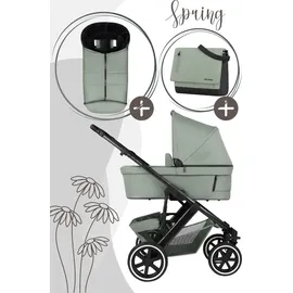 ABC-Design ABC Design Salsa 5 Air Kombikinderwagen inkl. gratis Wickeltasche und Fußsack, Farbe Kinderwagen:Pine