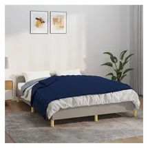 vidaXL Gewichtsdecke Blau 138x200 cm 10 kg Stoff