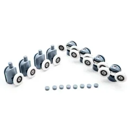 Iso Trade Rollen für Duschkabinen 8er Set