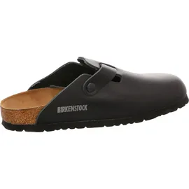 Birkenstock Boston Naturleder schmal schwarz 46