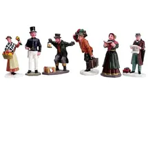Lemax Townfolk Figurines Set/6 mehrfarbig handbemalt