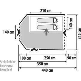 Berger Touring Air XL Vorzelt 315 cm