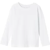 NAME IT Jungen Nmmvobbo Top Noos Langarmshirt, Bright White, 116 EU