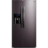 Midea KS-DDX 6.32 WT Side-by-Side (520 l, 1765 mm hoch, Schwarz)