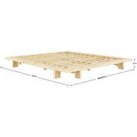 Karup Japan Bed 168 x 228 cm rot