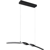 Trio Lighting Ginko 1-flg. 18 Watt  geschwungen schwarz matt