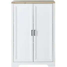 Möbel Boss JUDITH Aktenschrank 86,00 x 38,00 x 127,00 cm weiß