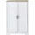 Möbel Boss JUDITH Aktenschrank 86,00 x 38,00 x 127,00 cm weiß