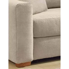 Jockenhöfer Schlafsofa Polyester 2-Sitzer Beige/Grau