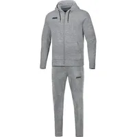 Jako Base Jogginganzug mit Kapuze hellgrau meliert 36