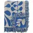 Bloomingville Nevine Plaid 130 x 160 cm Blau/Beige