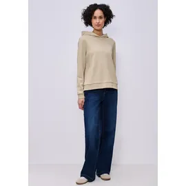 STREET ONE Sweatshirt mit Kapuze beige 38