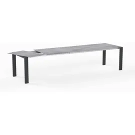 Sit Mobilia Auszugstisch 210/270/330 x 95 cm Edelstahl/Keramik/Beton hell