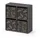 Vicco Raumteiler Tetra 72 x 72 cm Schwarz