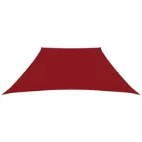 VidaXL Sonnensegel Oxford-Gewebe Trapezförmig 2/4x3 m Rot