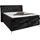 Jockenhöfer Gruppe Boxspringbett »Sancara, inklusive 7-Zonen-TTFK-Matratzen und 9 cm Kaltschaumtopper«, goldfarbige Designelemente, verschiedene Härtegrade wählbar schwarz