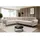 beautysofa Eckcouch Polyester 295 cm 3-Sitzer Beige
