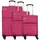 d & n Travel Line 6704 Koffer-Set 3-tlg. nylon/pink