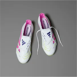 adidas Predator League Fold-Over Tongue FG/MG Nockenschuhe, weiß, Größe 39 1⁄3 EU 39 1⁄3