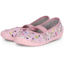 Ladeheid Kinder Mädchen Hausschuhe LARW008 (Rosa Regenbogen, 27 EU) - 27
