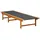 vidaXL Sonnenliege 200 x 66 x 34 cm schwarz
