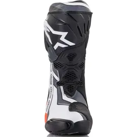 Alpinestars Supertech R Schwarz/Neon-Rot/Weiß/Grau 42