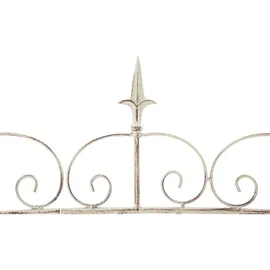deluke Gartenzaun LINUS 124 x 1 x 116 cm 4er Set Beige