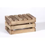 iWerk Holzkiste Geflammt S 34 x 23 x 18 cm