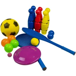 Spielset 5 - Ideal für Aktivitäten im Sommer! bunt No Size